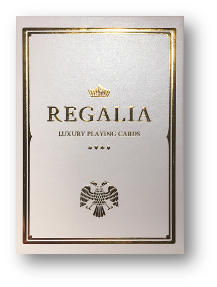 Regalia White Playing Cards by Shin Lim