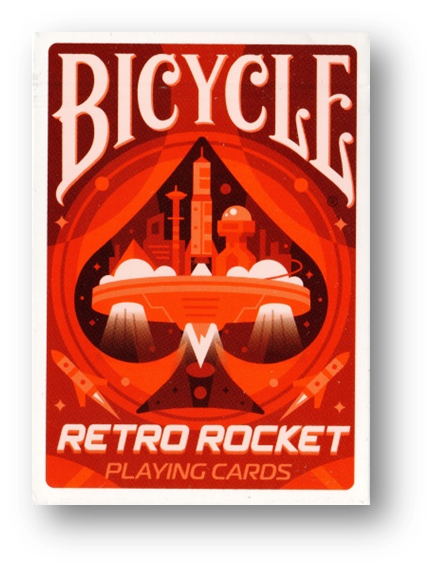 Retro Rocket Playing Cards