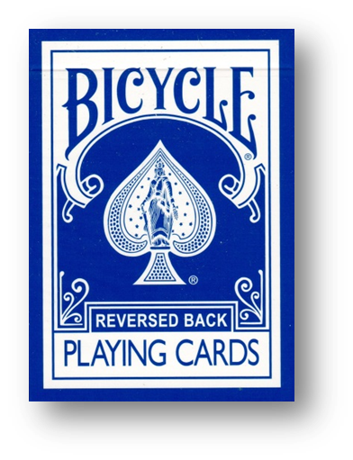 Reversed Rider Back Blue - Bicycle by Magic Makers