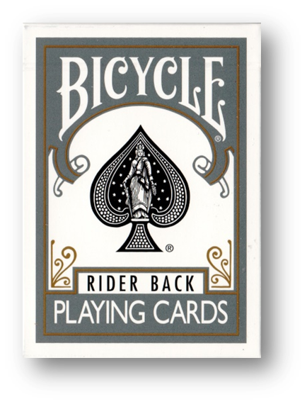 Bicycle Grey Poker Deck