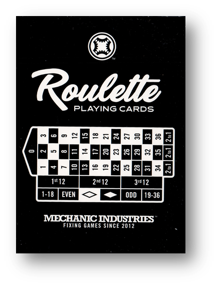 Roulette Playing Cards by Mechanic Industries