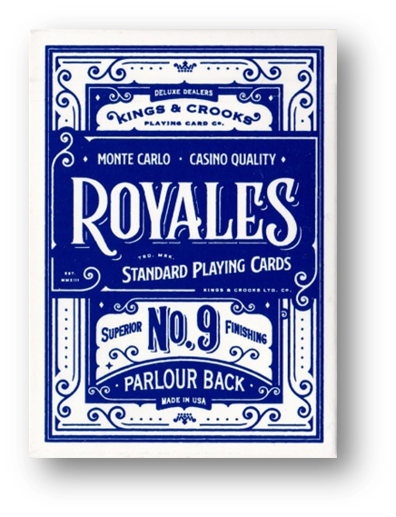 Royales Standards No.9 (Parlor) Playing Cards by Kings and Crooks