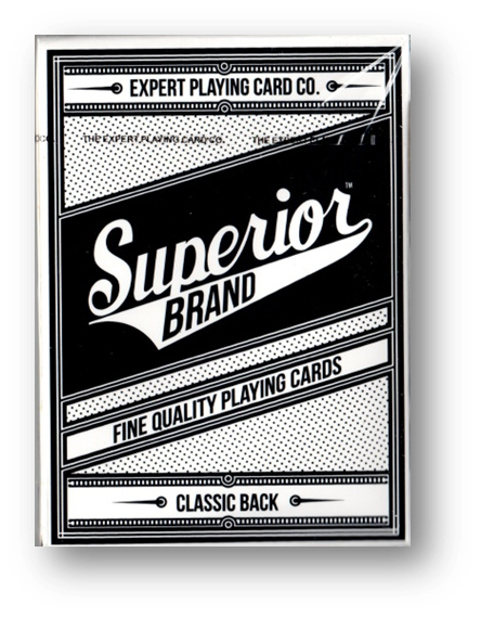 Superior (Black) Playing Cards