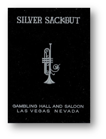 Silver Sackbut (Black) Playing Cards by Magic Square