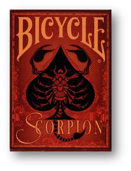 Bicycle Scorpion (Red) Playing Cards