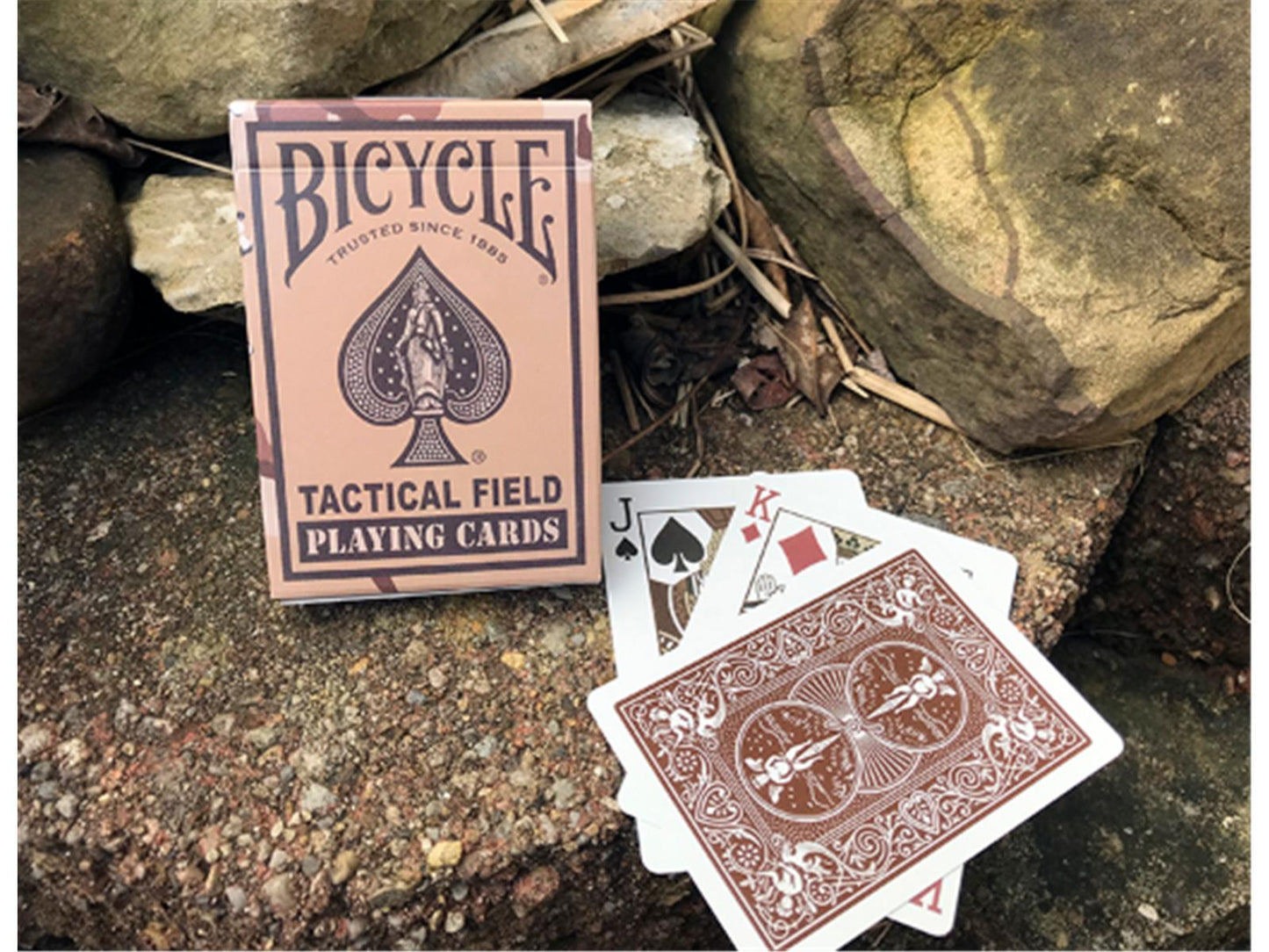 Bicycle - Tactical Field - Brown Playing Cards