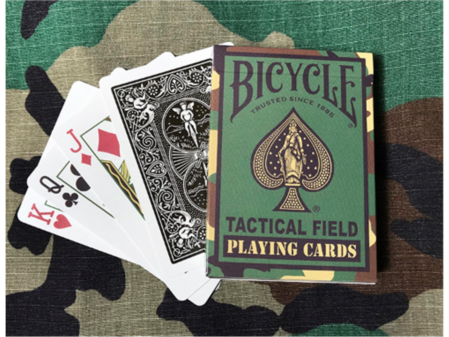 Bicycle - Tactical Field - Green Playing Cards