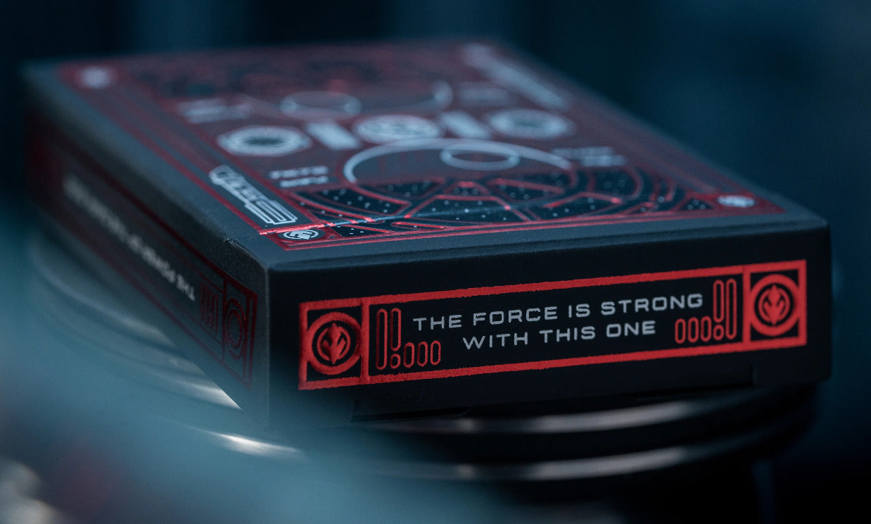 Star Wars Playing Cards Red