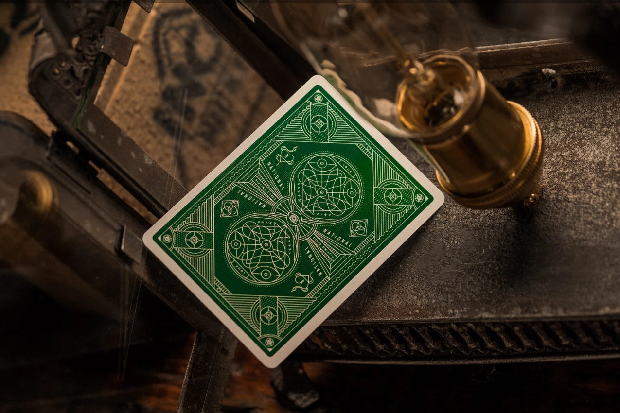 Green National Playing Cards by Theory 11