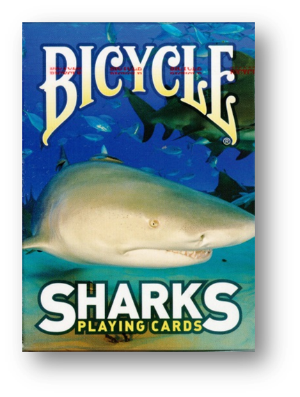 Bicycle Sharks Playing Cards by US Playing Card