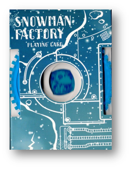 Snowman Factory Playing Cards by Bocopo