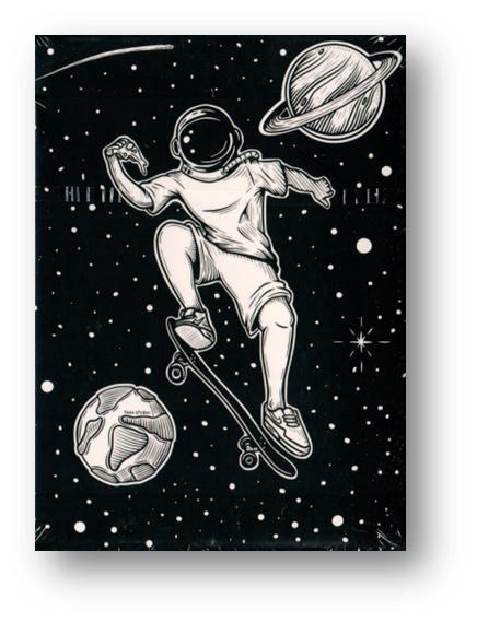 Space Pizza Playing Cards by Tara Studio