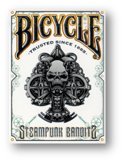 Bicycle Steampunk Deck (White) by Gambler's Warehouse