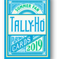 Tally Ho Fan Back Summer Playing Cards