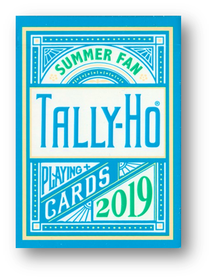 Tally Ho Fan Back Summer Playing Cards