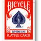 2 Deck Set Bicycle Supreme Line Rider Back Poker Karten (Blue and Red)