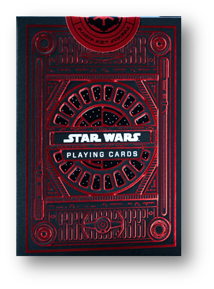 Star Wars Playing Cards Red