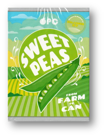 Sweet Peas Playing Cards