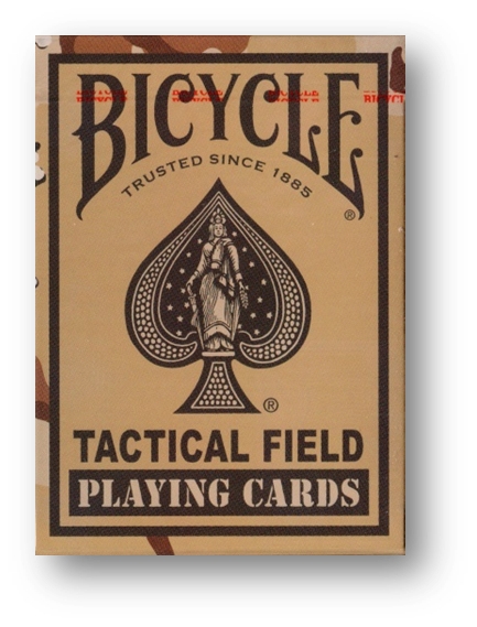 Bicycle - Tactical Field - Brown Playing Cards