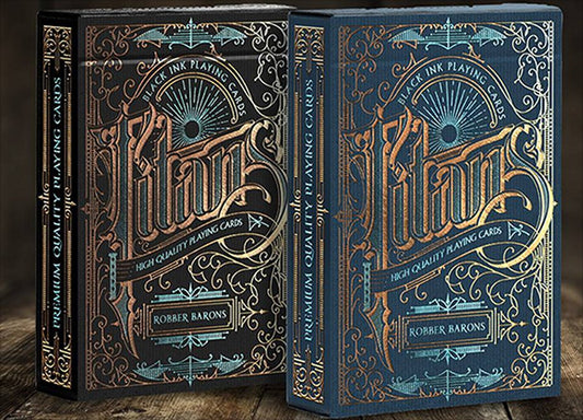 Titans Robber Baron (Blue) Playing Cards by Jody Eklund