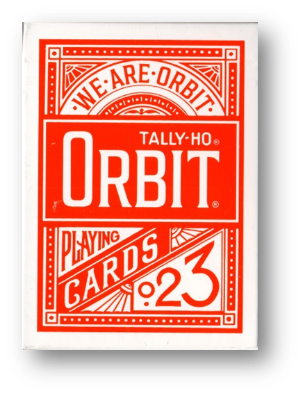 Orbit Tally Ho Circle Back (Red) Playing Cards