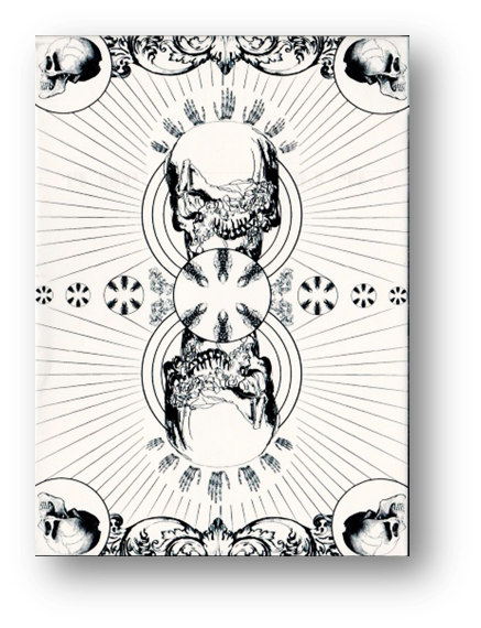 Trauma White Playing Cards