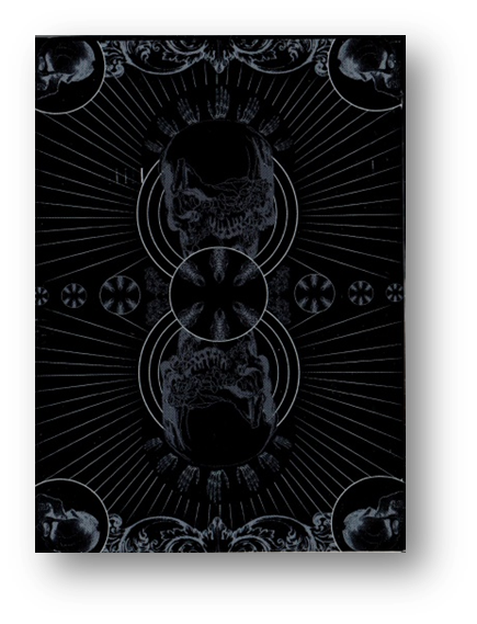 Trauma Black Playing Cards