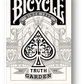 Truth Garden V4 WHITE Deck - Bicycle Playing Cards