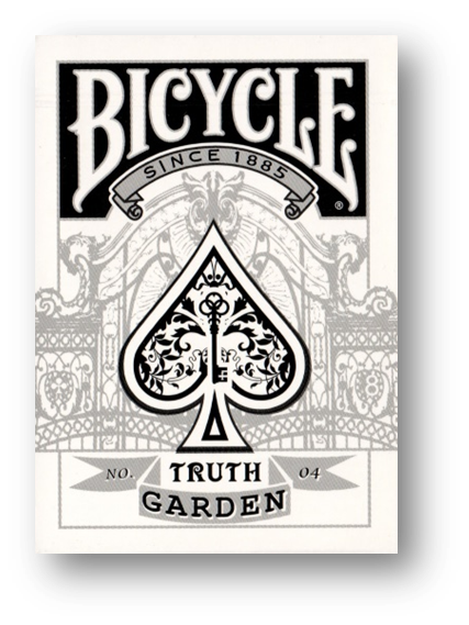 Truth Garden V4 WHITE Deck - Bicycle Playing Cards