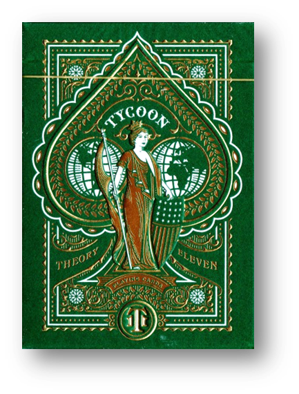 Tycoon (Green) Playing Cards Limited Edition by Theory11