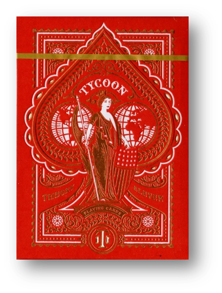 Tycoon (Red) Playing Cards by Theory11