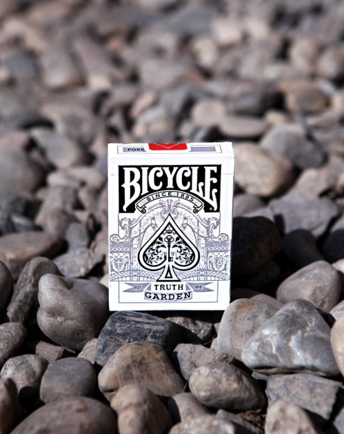 Truth Garden V4 WHITE Deck - Bicycle Playing Cards