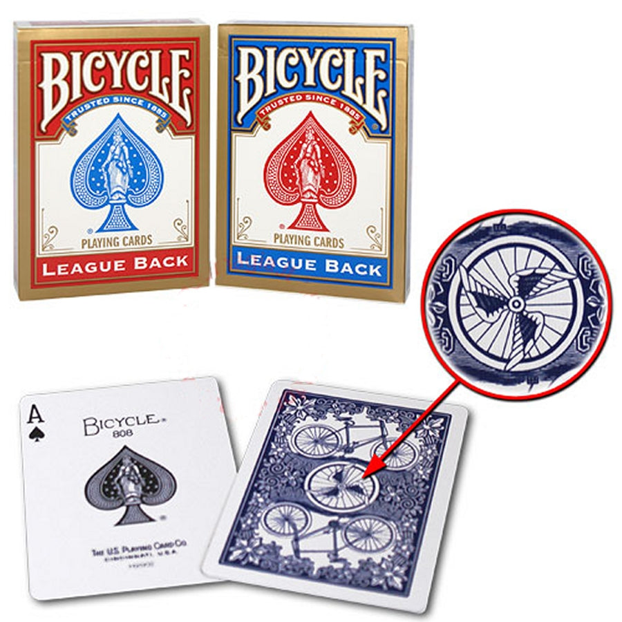 League Back - Bicycle Playing Cards ROT