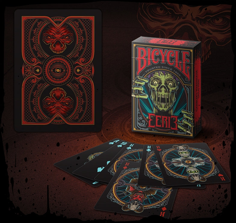 Bicycle Eerie Deck (Red) by Gambler's Warehouse