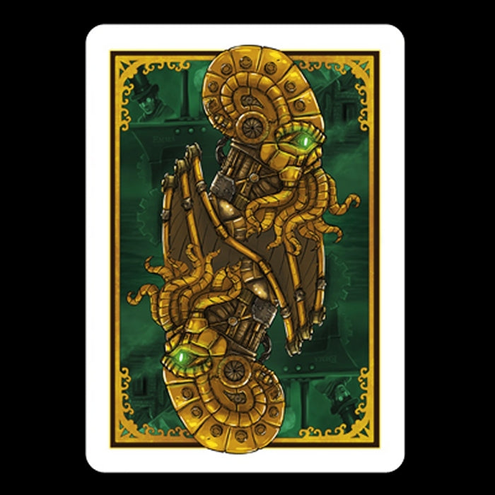 Steampunk Cthulhu Resurrection (Green) Deck by Nat Iwata