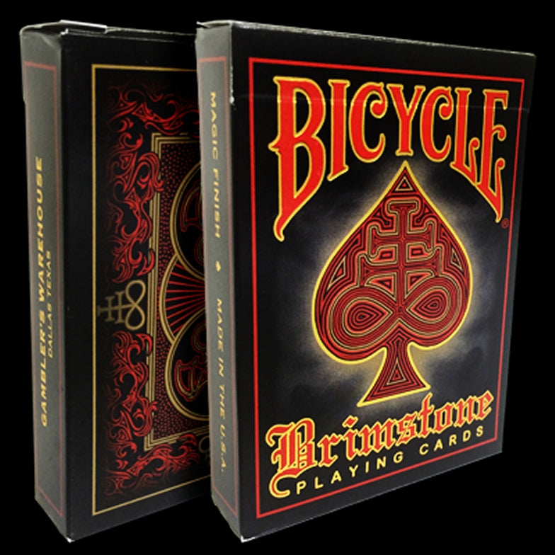 Bicycle Brimstone Deck (Red) by Gambler's Warehouse