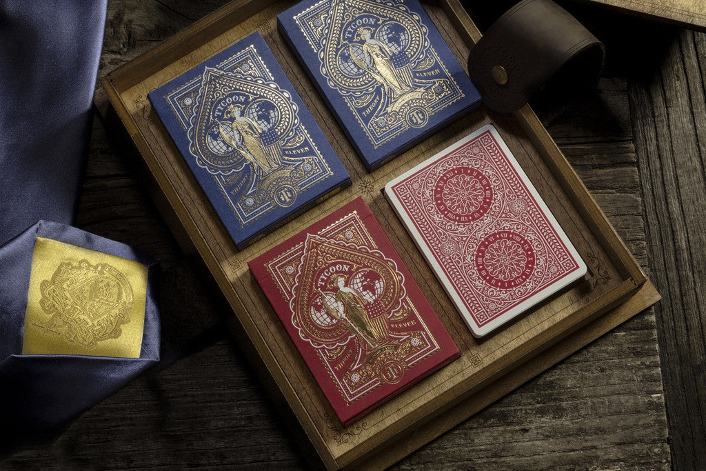 Tycoon (Red) Playing Cards by Theory11