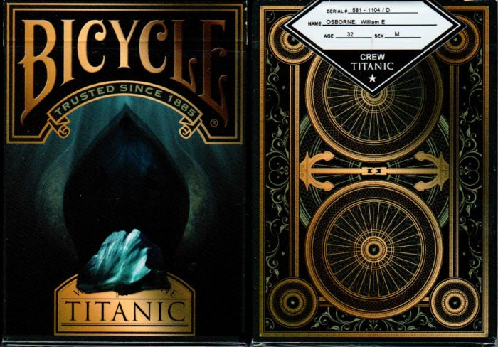 Bicycle Titanic Death Tuck Case (3rd Class or Crew level)