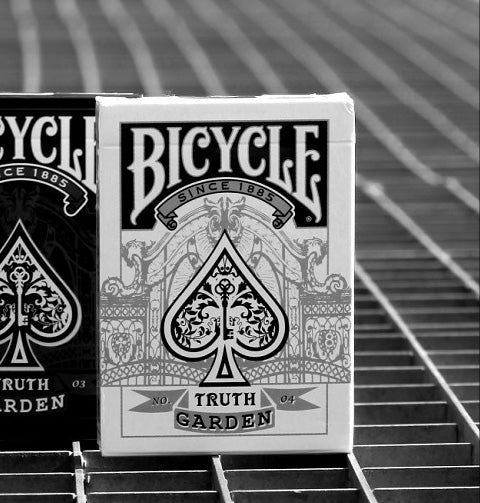 Truth Garden V4 WHITE Deck - Bicycle Playing Cards