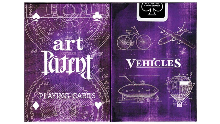 Limited Edition Art of the Patent (Vehicle) Playing Cards