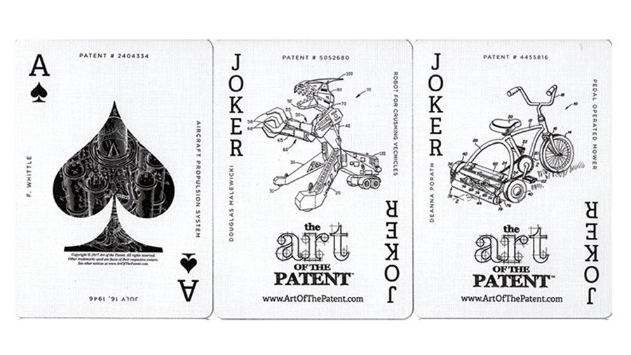 Limited Edition Art of the Patent (Vehicle) Playing Cards