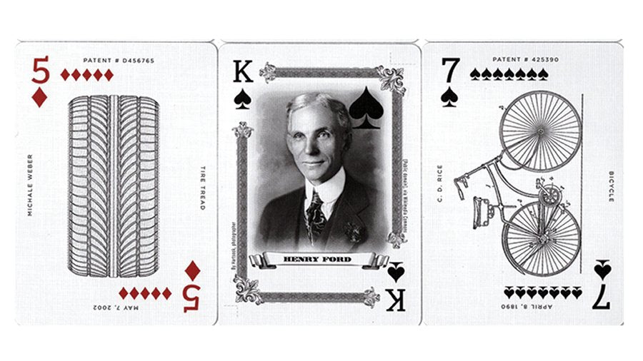 Limited Edition Art of the Patent (Vehicle) Playing Cards