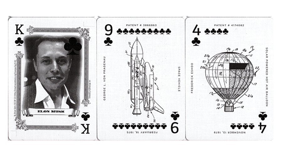 Limited Edition Art of the Patent (Vehicle) Playing Cards