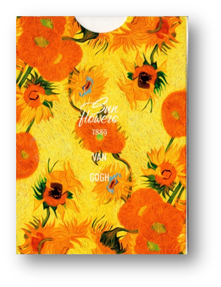 Van Gogh - Sunflowers Borderless Playing Cards