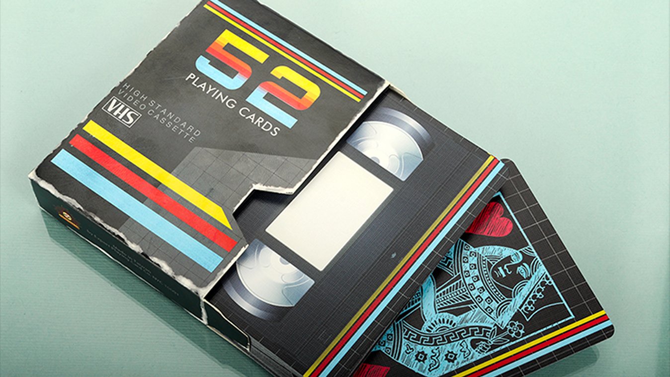 VHS Playing Cards by Collectable Playing Cards