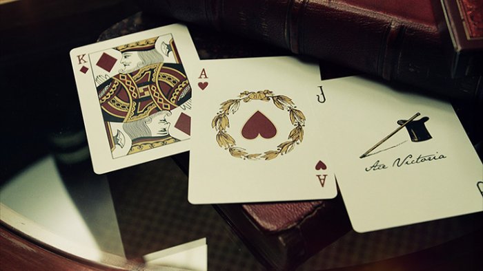 Victorian Room Playing Cards by The Blue Crown