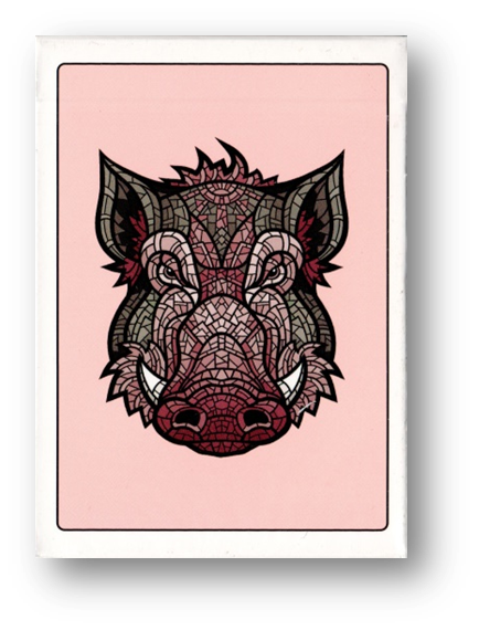 Wild Reserve: Pink Boar Playing Cards