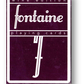 Fontaine: Wine Playing Cards