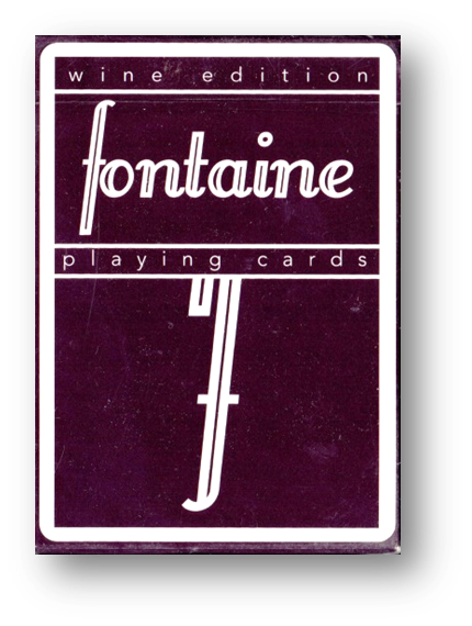 Fontaine: Wine Playing Cards