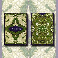 Unicorn Playing cards (Emerald) by Aloy Design Studio